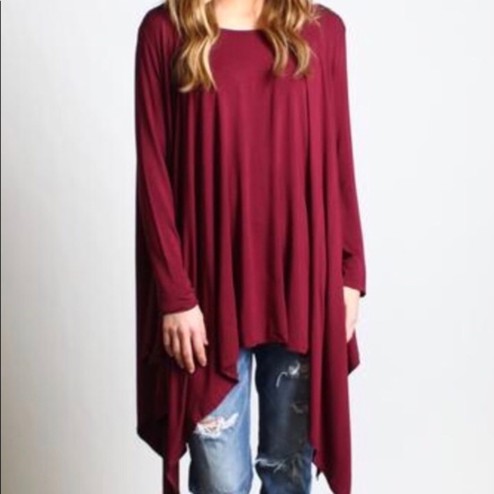 Piko Handkerchief Tunic - Long Sleeve